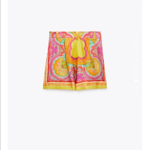 Zara high waisted print shorts - Picture 9 of 9